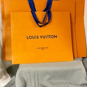 Louis Vuitton Bag with Blue Handles